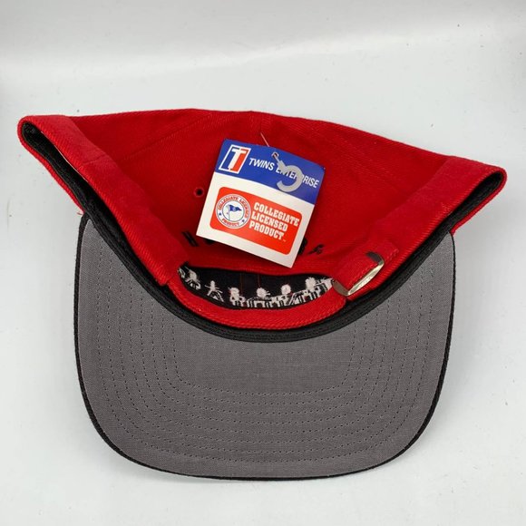 Vintage Indiana Hoosiers Twins Enterprise Hat‎ Strapback Cap Red New Men - Picture 4 of 8